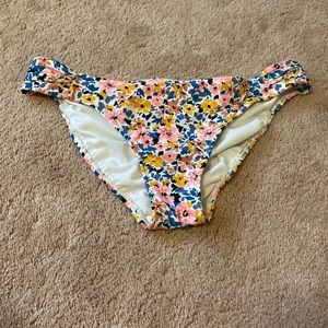 Xhilaration Flower print bikini bottoms